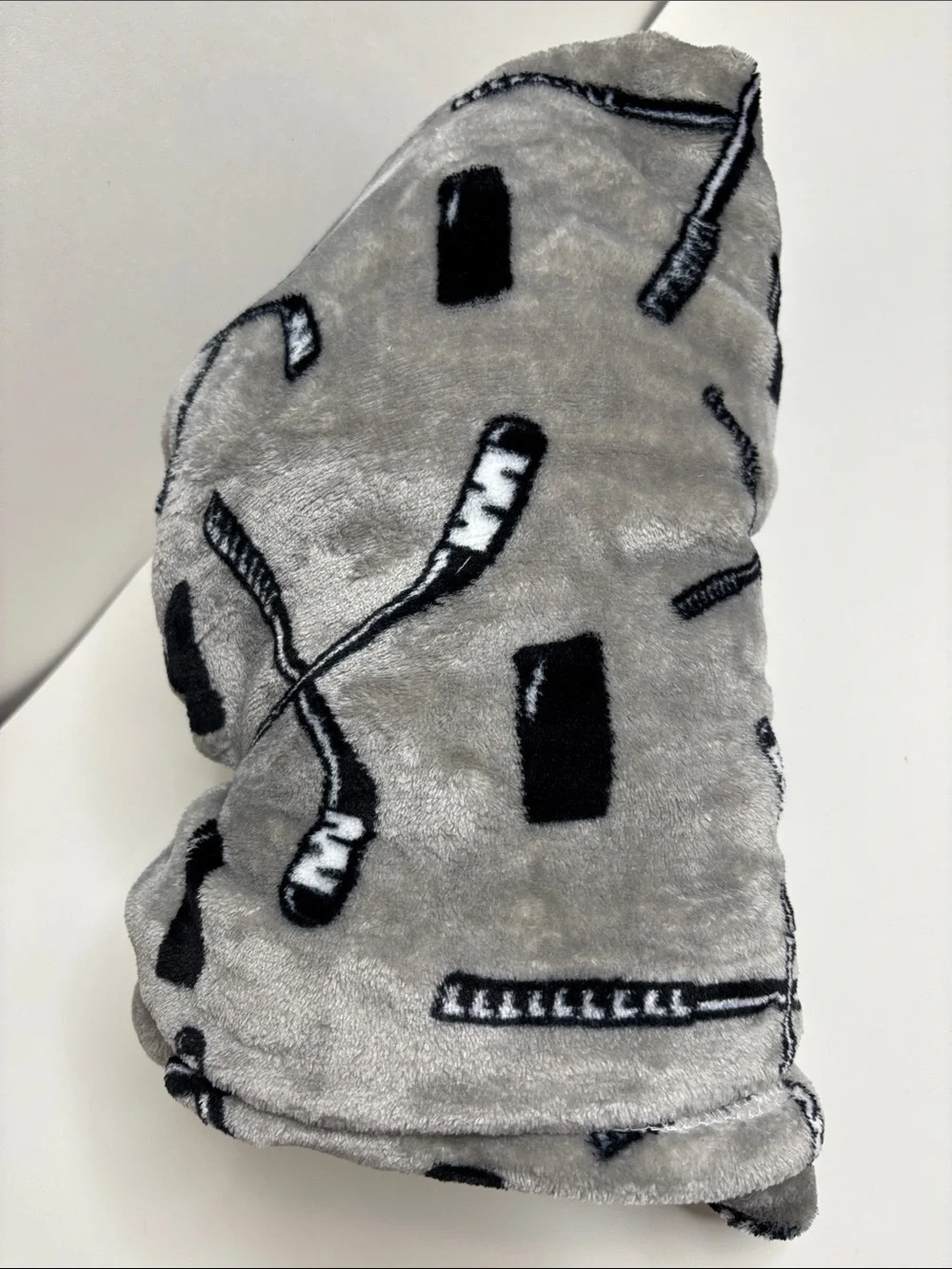 Plush Sport Throw Blanket - Gray